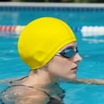 thumbnail image 3 of TIELUTT Silicone Swimming Cap For Adults Long Hair Comfortable Swim Hat For Pool Training and Children Swimming Pool Floating Pool Bar Inflatable Pool Floats for Adults Foam Boards Pool Inflatables f, 3 of 3