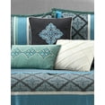 thumbnail image 5 of Lanco Jacquard 7 Piece Comforter Set, Jacquard, Blue, Queen, Geometric, 100% Polyester & Fill, 5 of 7