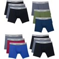 thumbnail image 1 of Men s 12-Pack Everlight Boxer Briefs Breathable Blend Medium 32-34 Assorted, 1 of 3