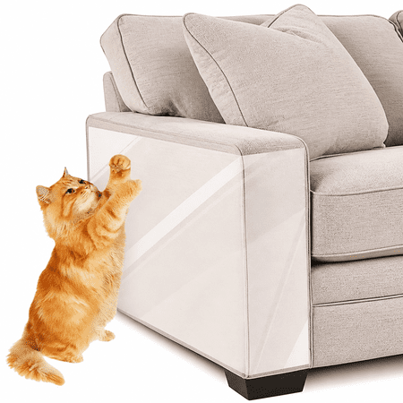 FURVENA 2026 New Cat Scratch Deterrent Tape-8 Pack Cat Furniture Protector Furniture Protectors From Cats Cat Scratching Deterrent Couch Guards for Cats Couch Corner Protectors for Cats