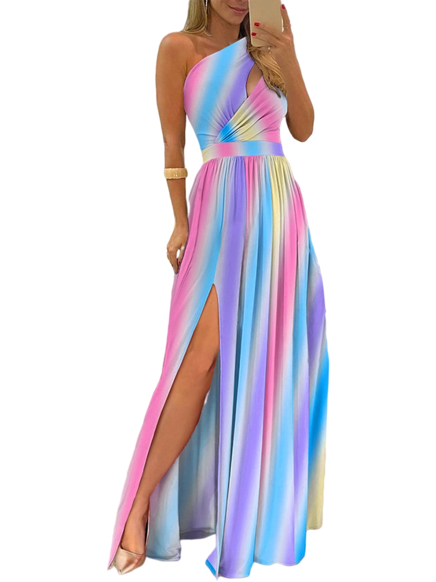 Grianlook Formal Business Dress for Women Elegant Dressy Long Dress