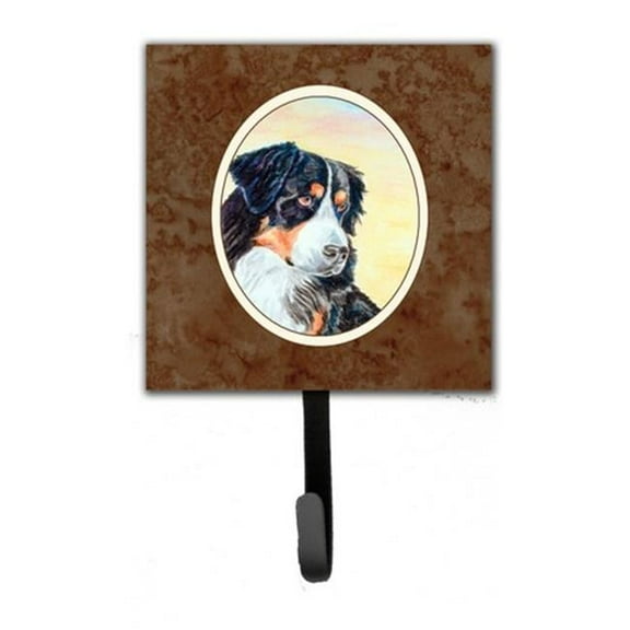 Bernese Mountain Dog Leash or Key Holder, 6 x 1.25 x 4.25 in.