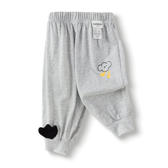 Balabala Baby & Toddler Unisex Lightweight Summer Jogger Pants, Breathable Soft Cotton Casual Active Trousers