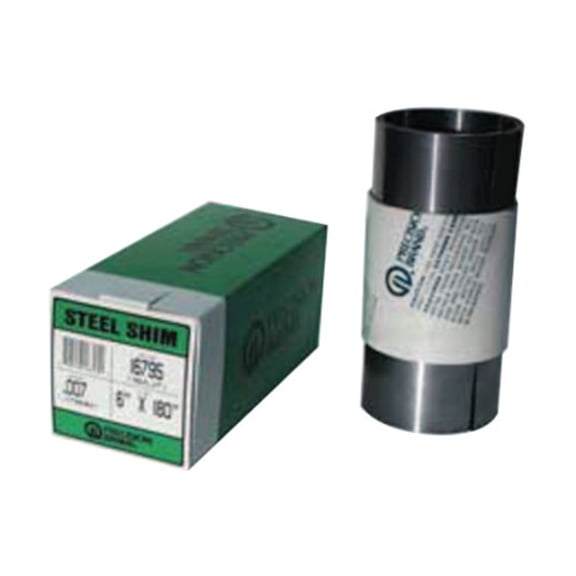 Steel Shim Stock Rolls, 0.0005", Low Carbon 1008/1010 Steel, 0.005" x 180" x 6"