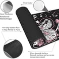 thumbnail image 4 of Hippie Mushroom Skull Mouse Pad Extended XL Gaming Mice Pad Office Desk Mat with Stitched Edges, Non-Slip Oversized Desk Pad, 31.5 X 11.8 Inch, 4 of 5