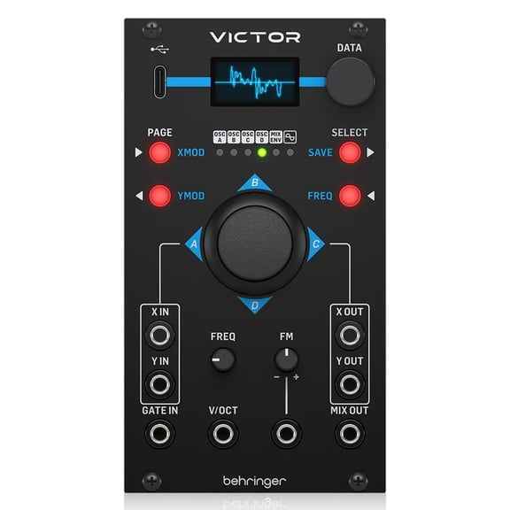 Behringer VICTOR Quad Vector Morphing Oscillator Module for Eurorack