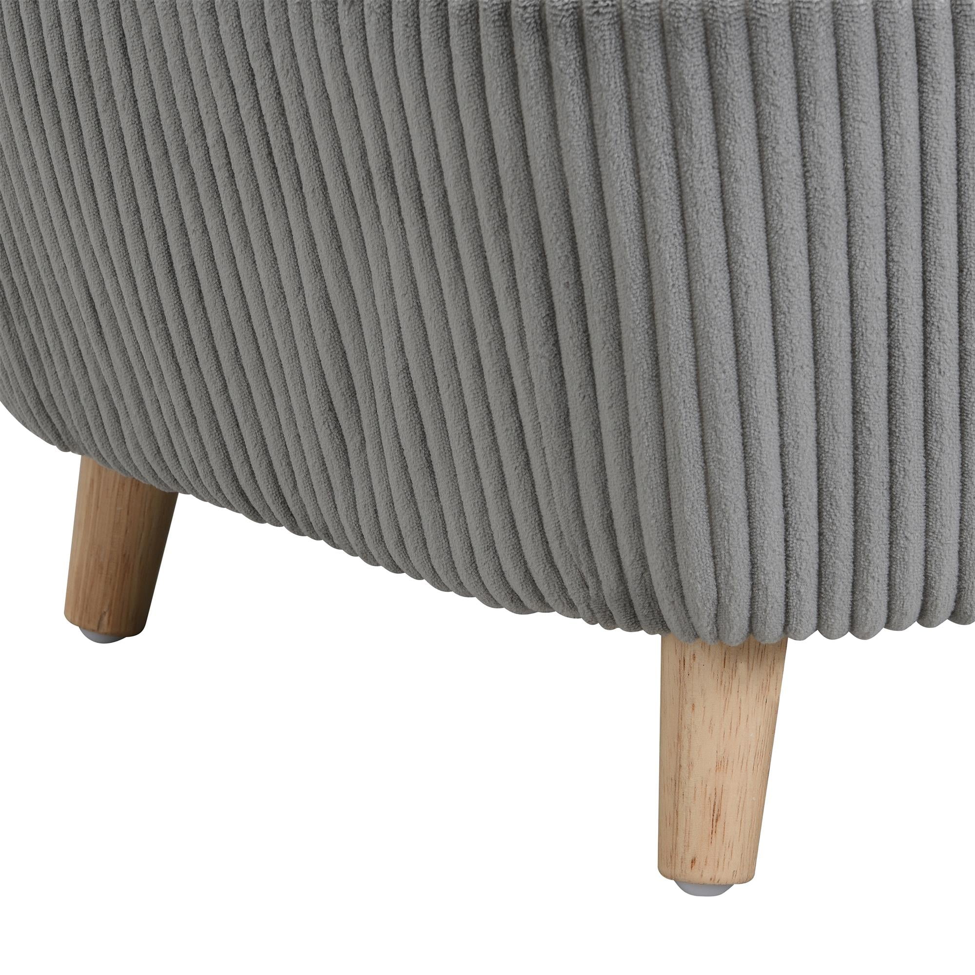 Pefilos Large Dog Couch Furniture, 30" Wide Pet Sofa for Medium Dogs with Removable Mattress, Luxury Raised Pet Couch Lounging Dog Bed with Anti-Slip Bottom, Light Gray