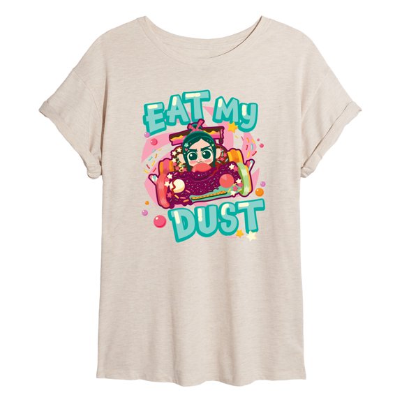 Disney Wreck It Ralph - Eat My Dust Vanelloppe - Juniors Ideal Flowy Muscle T-Shirt