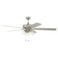 thumbnail image 5 of OS104PN5 Craftmade Lighting Outdoor Super Pro - 5 Blade Ceiling Fan with Light Kit In Classic Style-60 Inche Wide-Painted Nickel Finish, 5 of 10