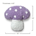 thumbnail image 3 of Dreamstall - Cojín Decorativo Con Forma De Seta, 15 X 15, Decoración De Setas Para Cama, Sofá, Sala De Estar (Púrpura), 3 of 5