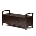 Brooklyn + Max Lexington Solid Wood Entryway Storage Bench