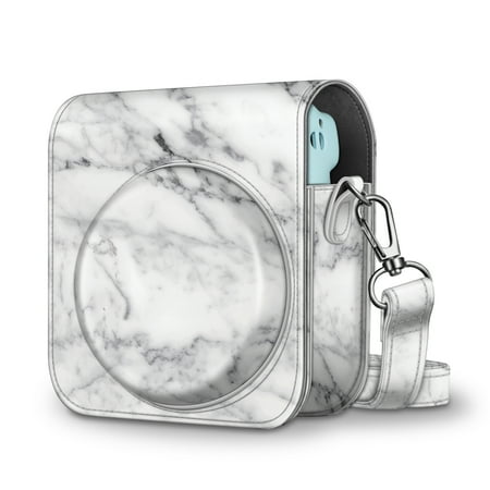 For Fujifilm Instax Mini 11 Instant Camera Case - Fintie Premium Vegan Leather Bag Protective Cover with Removable Strap