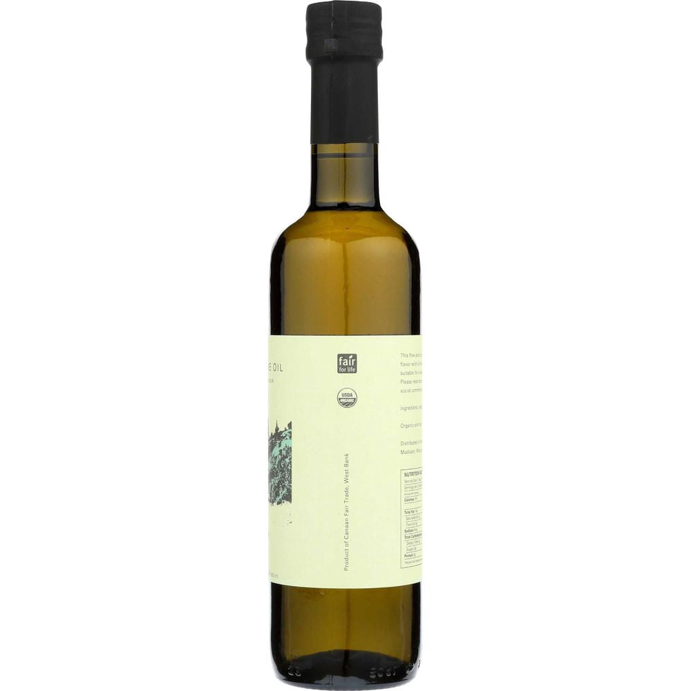 Canaan Palestine Jenin Extra Virgin Olive Oil, 17 Fluid Ounce -- 6 per Case.