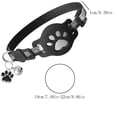 thumbnail image 3 of Cat Breakaway Collar, Airtag Silicone Protective Cover, Metal Hanging Bell, Reflective Stitching, Daily Outdoor Wear, Royal Blue, 1 Pc, 3 of 6