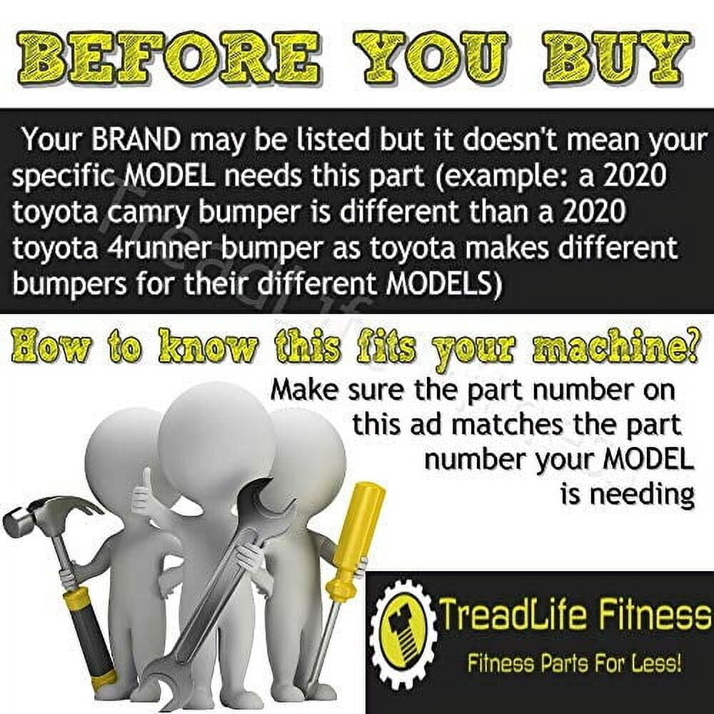 TreadLife Fitness Proform Replacement Elliptical Wheel Part