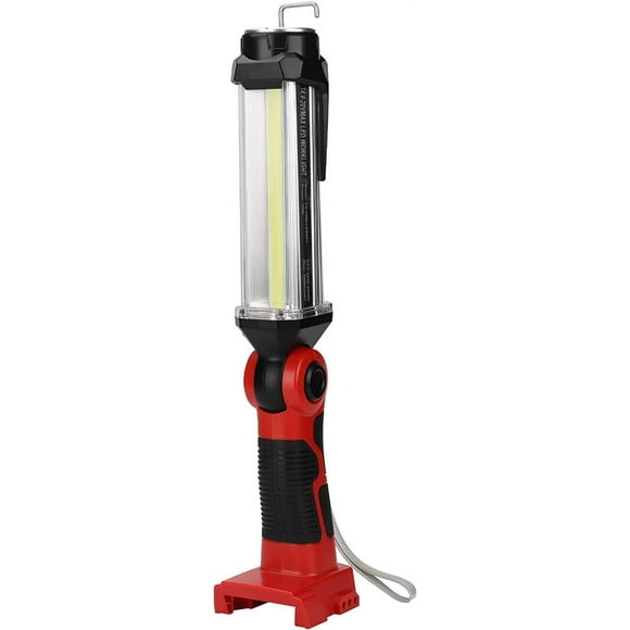 TRAHOO-2000LM LED Work Light for Milwaukee m18 18v Lithium Battery, 25W Flashlight for Camping, Car Repairing, Emergency and Job Site Lighting