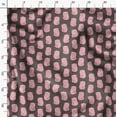 thumbnail image 3 of Soimoi Japan Crepe Satin Fabric Pig Animal Printed Craft Fabric by The Yard 42 Inch Wide, 3 of 5