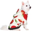 thumbnail image 2 of Honeii Fresh Red Tomato Print Small Dog Hoodies Pet Hooded Sweatshirts Fall Winter Puppy Cat Sweaters Warm Clothes for Small Dogs Outfits Costume-X-Small, 2 of 7