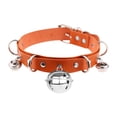 thumbnail image 1 of Gargantilla gótica jinwen Collar punk Con decoración naranja, 1 of 8