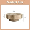 thumbnail image 3 of Tcbosik 31.4" Round Coffee Table, Modern Accent Table, Center Table for Living Room, Easy Assembly, Wood Color, 3 of 8