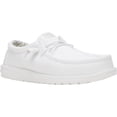 thumbnail image 5 of HEYDUDE Men Wally Stretch Canvas Wide , White, 15, 5 of 6