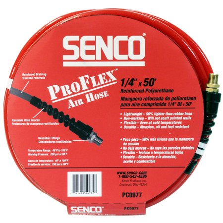 UPC 741474402753 product image for SENCO PC0977 Proflex 1/4 in. x 50 ft. Reinforced Polyurethane Air Hose | upcitemdb.com