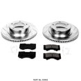 thumbnail image 4 of Power Stop Brake Kit K2952 1-Click Brake Kit; Carbon Fiber Ceramic Brake Pads; 13.94 Inch Silver Zinc Plated Cross-Drilled And Slotted Rotor; With Rotor/Brake Pad/Hardware, 4 of 4
