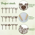 thumbnail image 4 of 15 Pcs Wood Plant Labels 15 Styles Wooden Hands Garden Signs Plants Tags Stickers, 4 of 7