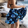 thumbnail image 6 of Axiiglly Women Beach Sarong Bathing Suit Wrap Skirts Sheer Bikini Swimsuit Cover Ups, S-3XL, 6 of 6