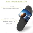 thumbnail image 3 of GZHJMY Stylish Slides for Women Men, Full Night Football Arena in Lights Soft Flexible Slip-on Sandals Slippers, 3 of 7