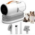AIRROBO PG100 Pet Grooming Vacuum & 5 Grooming Tools, 12000Pa Suction