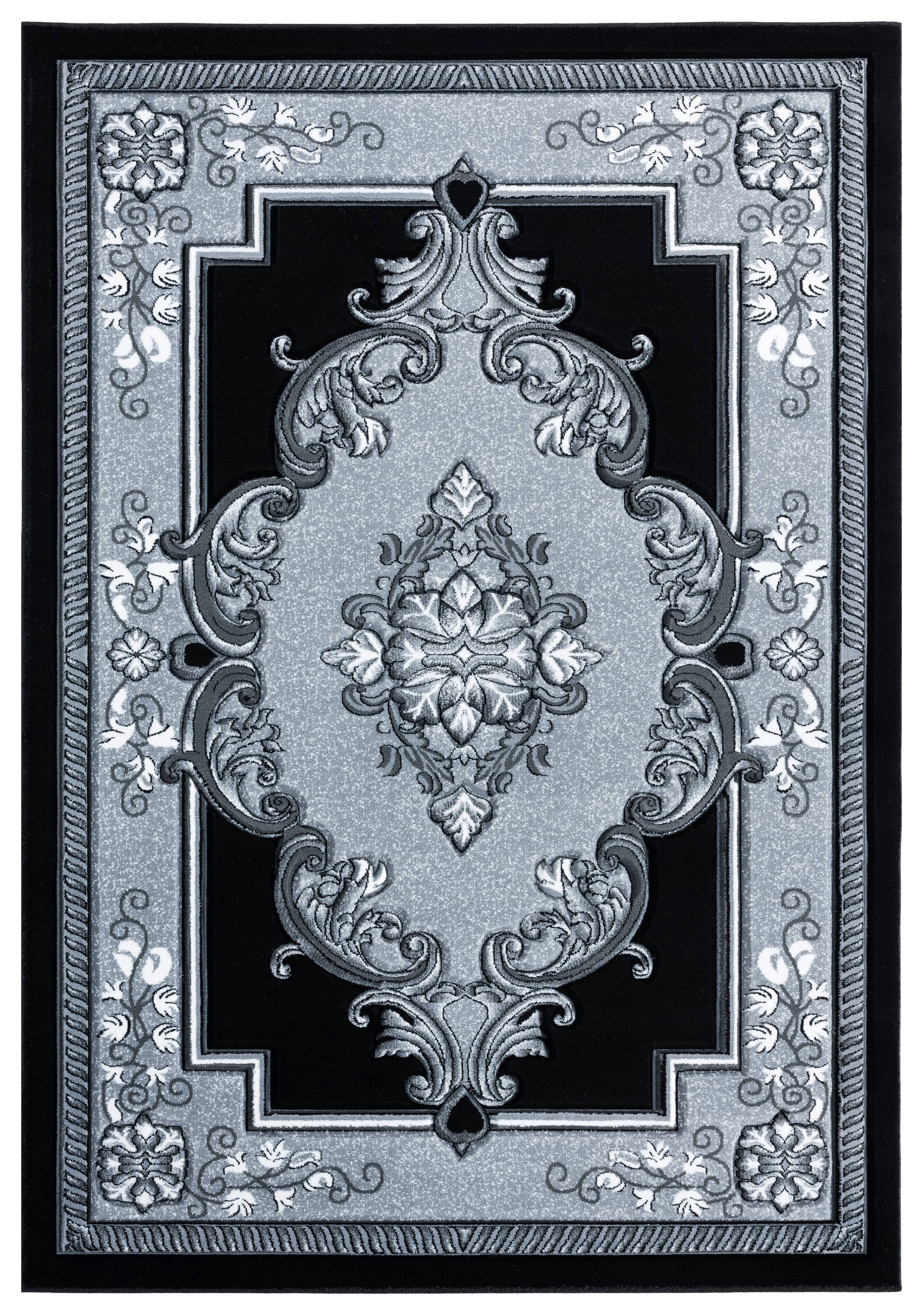United Weavers Drachma Patras Traditional Medallion Accent Rug, Silver, 1'10" x 2'8"