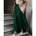 thumbnail image 4 of BTFBM Satin Skirts for Women Summer Elegant Flowy A-Line Cocktail Formal Silk Spring Maxi Skirt Night Out Outfits, 4 of 9