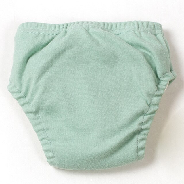 DanceeMangoo Baby Toilet Training Pants Double Liners Solid Color