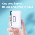thumbnail image 3 of Electric Nail Trimmer with Polishing Function, Type-C Charging, LED Light, for Babies Adults, Low Noise & Automatic Chip Storage, Gift Set, 3 of 8