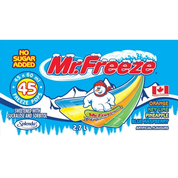 Bâtons glacés sans sucre ajouté Mr. Freeze
