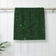 thumbnail image 5 of Fotbe Emerald Green Sparkling Toalla Premium con Patrón, Toalla de Microfibra de Secado Rápido, Ligera y Altamente Absorbente (27.5x16in), Ideal para Uso Diario, 5 of 6