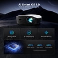 thumbnail image 3 of Miniproyector GooDee AI Smart FHD 4K WiFi Bluetooth 30 W, 3 of 8