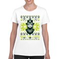 thumbnail image 2 of Irish for Today St. Patricks Day Ugly Sweater Design Women's T-shirt, 2 of 3