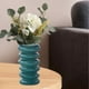thumbnail image 5 of pstuiky Jarrón de imitación de plástico esmaltado arreglo floral para sala de estar decoración de mueble de TV decoración de flores secas maceta utensilio para flores, 5 of 6