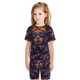 thumbnail image 5 of Balery Dreamy Jester Under Stars Conjunto de Pijama Infantil de Manga Corta con Estampado – Ropa de Dormir de Algodón Suave-3X-Large, 5 of 5