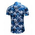 thumbnail image 2 of RKSTN Mens Shirts Chemise Décontractée à Manches Courtes Imprimée Boutons Colorés Mode Cardigan Hawaïenne Shirts for Men, 2 of 3