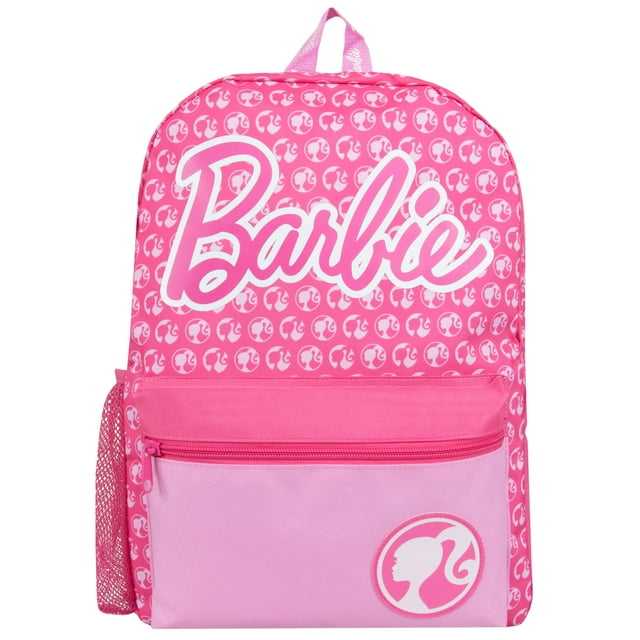 Mochila escolar Barbie Kindergarten para niñas, rosa, 40 x 32 x 15 cm