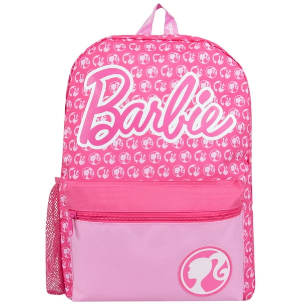 Mochila escolar Barbie Kindergarten para niñas, rosa, 40 x 32 x 15 cm