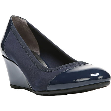 

Women s Life Stride Juliana Stretch Wedge Slip On Luxe Navy STRETCH 5 M