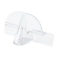 thumbnail image 2 of Clear Plastic Wall-Mounted Glasses Rack, 3.15x1.61x1.06in, Non-Crush Storage for Sunglasses, Bathroom Bedside, 2 of 6