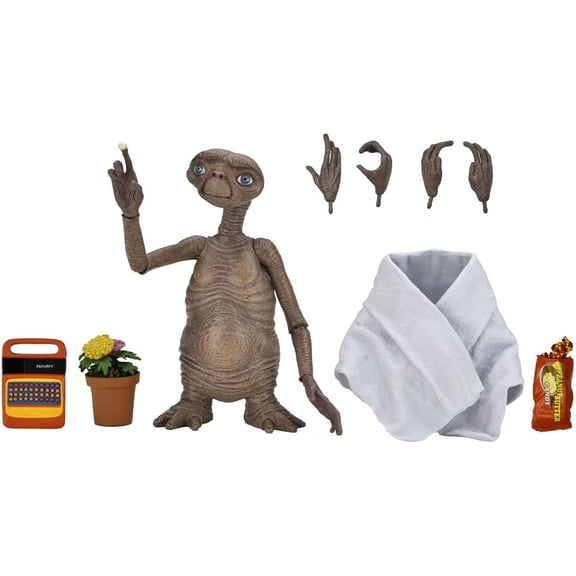 E.T. the Extra-Terrestrial (1982) 4.5" 40th Anniversary Ultimate E.T. Action Figure, by NECA