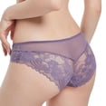thumbnail image 4 of Bxsruta Women's Low Rise Hip Lifting Sheer Mesh Lace Panties for Daily Comfort and Casual Wear, 4 of 5