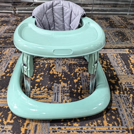 Baby Walker with Wheels for Baby Boys Girls, Compact Folding Walker with Height Adjustment