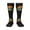 3 Black, variant on Knee High Socks for Women Mexico-Logo Long Tube Sock Uniform Socks